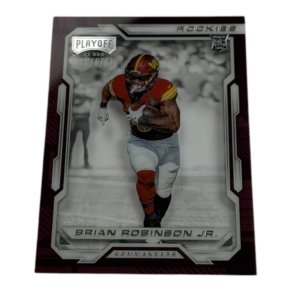2022 Panini Chronicles Playoff Momentum Brian Robinson‎ Jr Rookie RC PMR-25 NFL
